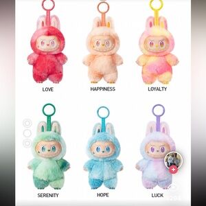 Two Authentic V3 Labubu (LOVE & HOPE)